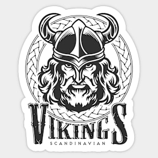 Vikings Skandinavian Sticker